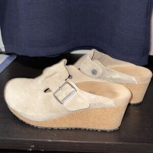 Papillio Fanny buckle wedges 37 narrow